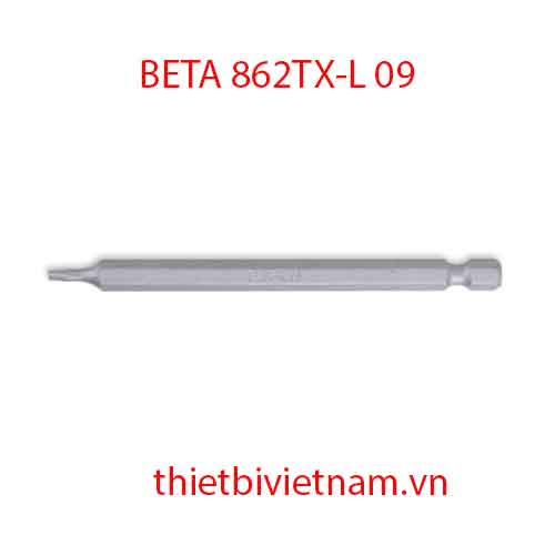Bộ 5 chiếc L 09-BITS FOR TORX® HEAD SCREWS BETA MODEL 862TX-L 09