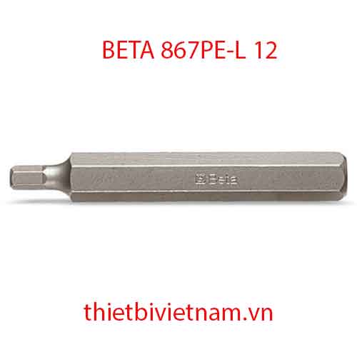 Bộ 5 chiếc L 12-HEXAGON BITS BETA MODEL 867PE-L 12