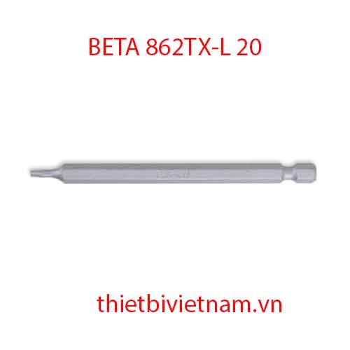 Bộ 5 chiếc L 20-BITS FOR TORX® HEAD SCREWS BETA MODEL 862TX-L 20