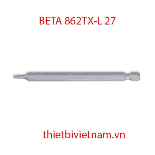 Bộ 5 chiếc L 27-BITS FOR TORX® HEAD SCREWS BETA MODEL 862TX-L 27