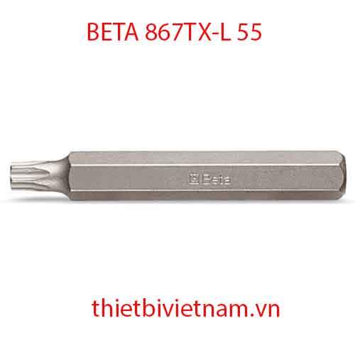 Bộ 5 chiếc L 55-BITS FOR TORX® HEAD SCREWS BETA MODEL 867TX-L 55