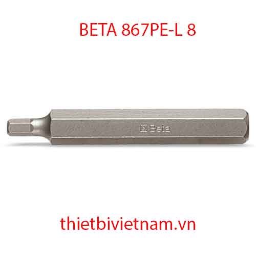 Bộ 5 chiếc L 8-HEXAGON BITS BETA MODEL 867PE-L 8