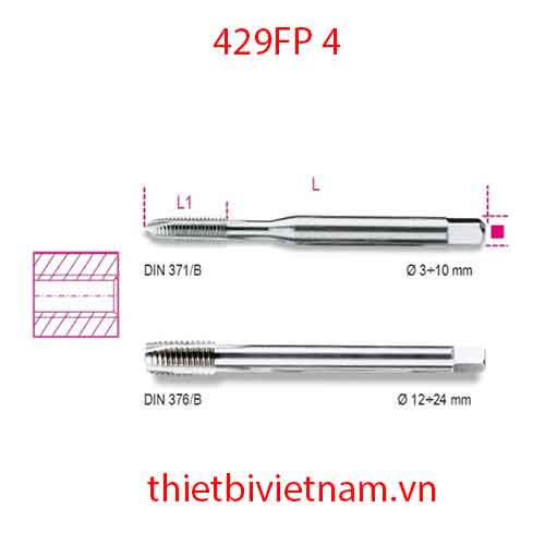 Bộ 5 chiếc MACHINE TAPS CLEARANCE HSS-CO BETA MODEL 429FP 4