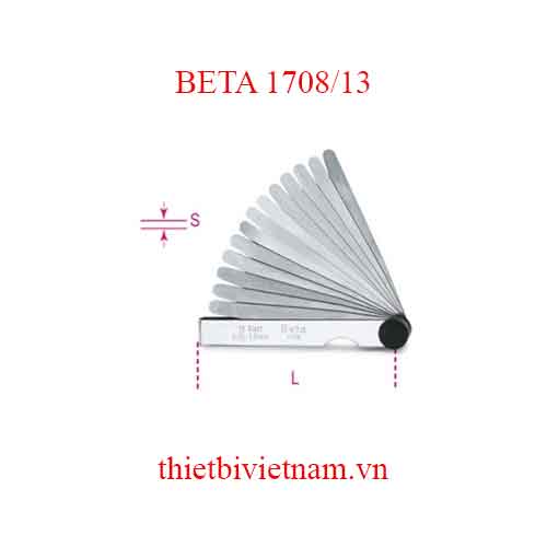 Bộ 5 chiếc METRIC FEELER GAUGES BETA MODEL 1708/13