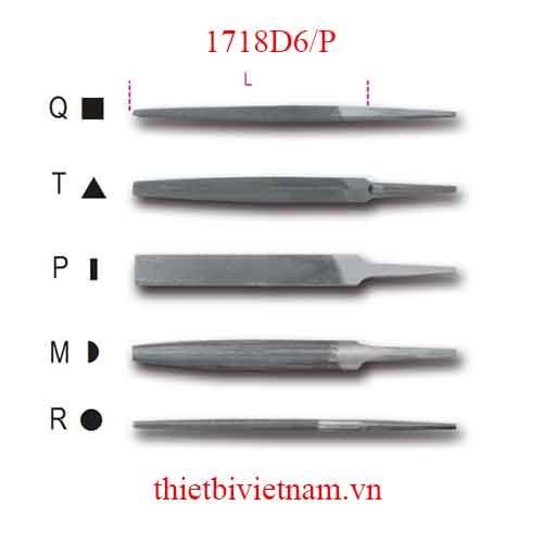 Bộ 5 chiếc ROUGH FLAT FILES BETA MODEL 1718D6/P