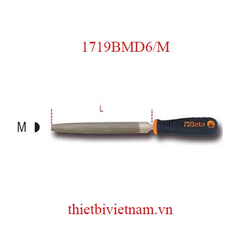 Bộ 5 chiếc ROUGH HALF-ROUND FILES BETA MODEL 1719BMD6/M