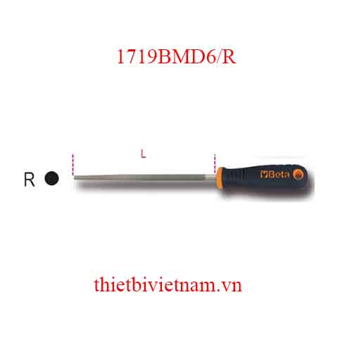 Bộ 5 chiếc ROUGH ROUND FILES BETA MODEL 1719BMD6/R