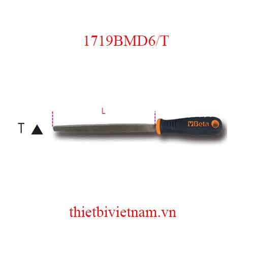 Bộ 5 chiếc ROUGH TRIANGULAR FILES BETA MODEL 1719BMD6/T