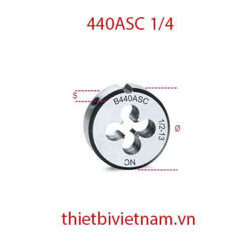 Bộ 5 chiếc ROUND DIES COARSE PITCH UNC BETA MODEL 440ASC 1/4