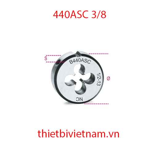Bộ 5 chiếc ROUND DIES COARSE PITCH UNC BETA MODEL 440ASC 3/8