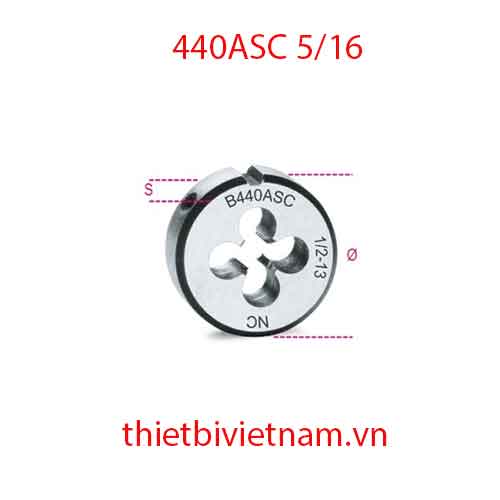 Bộ 5 chiếc ROUND DIES COARSE PITCH UNC BETA MODEL 440ASC 5/16