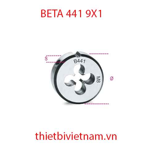 Bộ 5 chiếc ROUND DIES FINE PITCH BETA MODEL 441 9X1