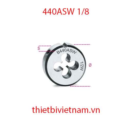 Bộ 5 chiếc ROUND DIES WHITWORTH THREAD BETA MODEL 440ASW 1/8