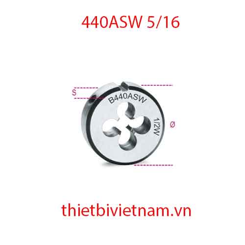 Bộ 5 chiếc ROUND DIES WHITWORTH THREAD BETA MODEL 440ASW 5/16