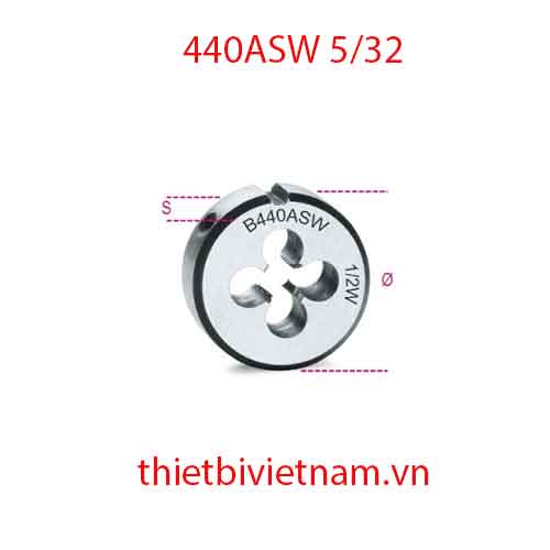 Bộ 5 chiếc ROUND DIES WHITWORTH THREAD BETA MODEL 440ASW 5/32