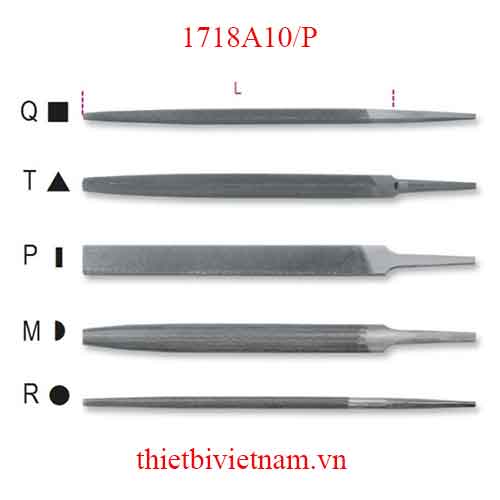 Bộ 5 chiếc SECOND-CUT FLAT FILES BETA MODEL 1718A10/P