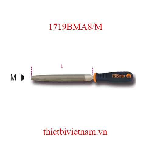 Bộ 5 chiếc SECOND-CUT HALF-ROUND FILES BETA MODEL 1719BMA8/M