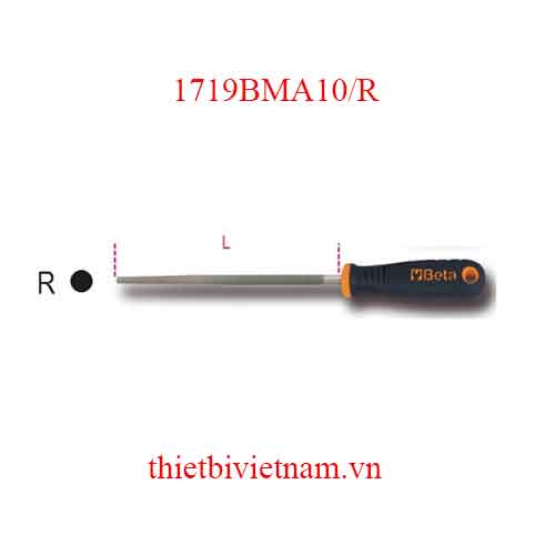 Bộ 5 chiếc SECOND-CUT ROUND FILES BETA MODEL 1719BMA10/R