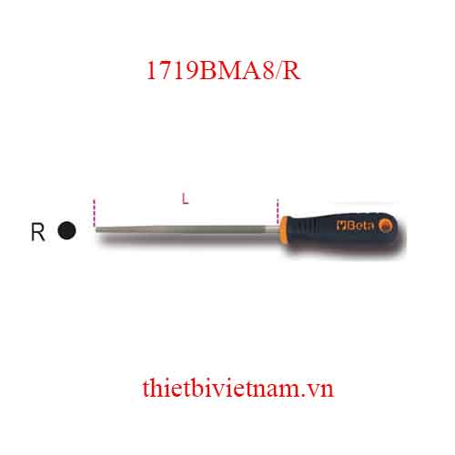 Bộ 5 chiếc SECOND-CUT ROUND FILES BETA MODEL 1719BMA8/R