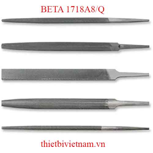 Bộ 5 chiếc SECOND-CUT SQUARE FILES BETA MODEL 1718A8/Q