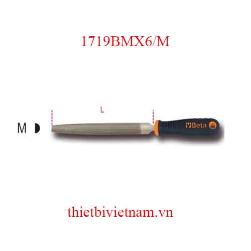 Bộ 5 chiếc SMOOTH HALF-ROUND FILES BETA MODEL 1719BMX6/M