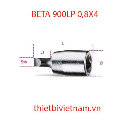 Bộ 5 chiếc SOCKET DRIV. SLOTTED SCREWS BETA MODEL 900LP 0,8X4