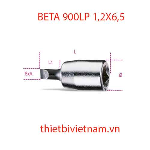Bộ 5 chiếc SOCKET DRIV. SLOTTED SCREWS BETA MODEL 900LP 1,2X6,5