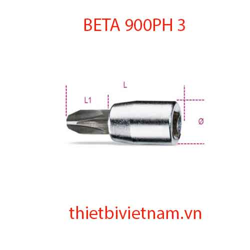 Bộ 5 chiếc SOCKET DRIVERS FOR CROSS HEAD PH BETA MODEL 900PH 3