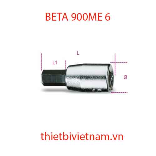 Bộ 5 chiếc SOCKET DRIVERS HEXAGON SCREWS BETA MODEL 900ME 6