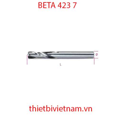 Bộ 5 chiếc SPECIAL END MILLS FOR WELDING HSS BETA MODEL 423 7