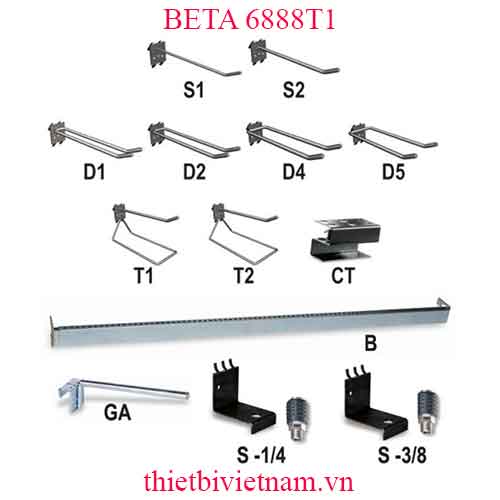 Bộ 5 chiếc TRIPLE HOOKS FOR C60-C61-C68 BETA MODEL 6888T1