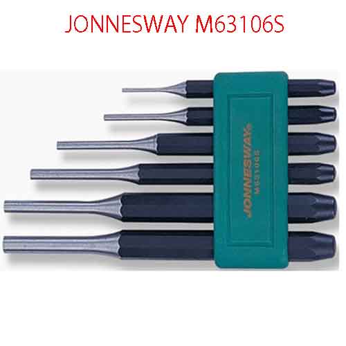 Bộ 6 đột lỗ tròn JONNESWAY M63106S