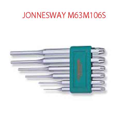 Bộ 6 đột lỗ tròn JONNESWAY M63M106S