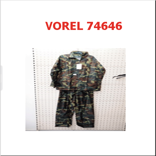 Bộ áo mưa quân đội size L VOREL 74646 