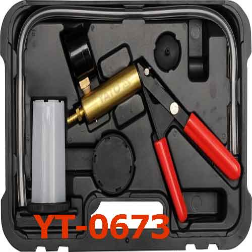 Bộ bơm tay xả dầu phanh kiểm tra chân không và áp suất ống 16 chi tiết YATO YT-0673