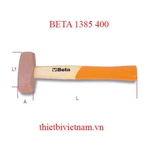 Bộ Búa 2 chiếc COPPER HEAD HAMMERS WOODEN BETA MODEL 1385 400
