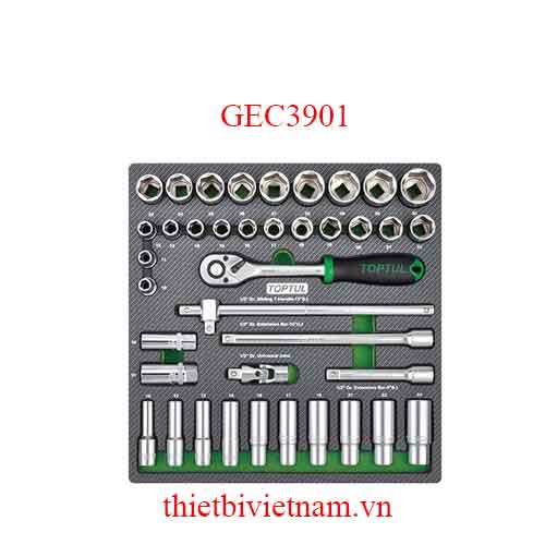 BỘ CẦN SIẾT TỰ ĐỘNG 1/2 INCH 39 CHI TIẾT TOPTUL GEC3901