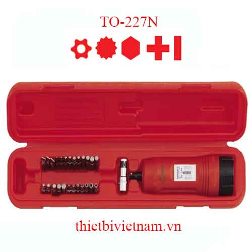 BỘ CẦN XIẾT LỰC VÀ ĐẦU TUỐC NƠ VÍT ĐA NĂNG 27 CHIẾC GENIUS TO-227N