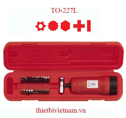 BỘ CẦN XIẾT LỰC VÀ ĐẦU TUỐC NƠ VÍT ĐA NĂNG 27 CHIẾC TO-227L