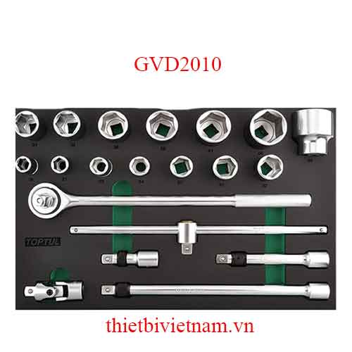 BỘ CẦN XIẾT TỰ ĐỘNG 3/4 INCH 20 CHI TIẾT TOPTUL GVD2010