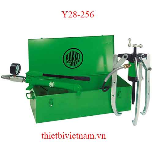 Bộ cảo thủy lực sử dụng 2 chấu và 3 chấu kết hợp bơm tay hãng Kukko Y28-256