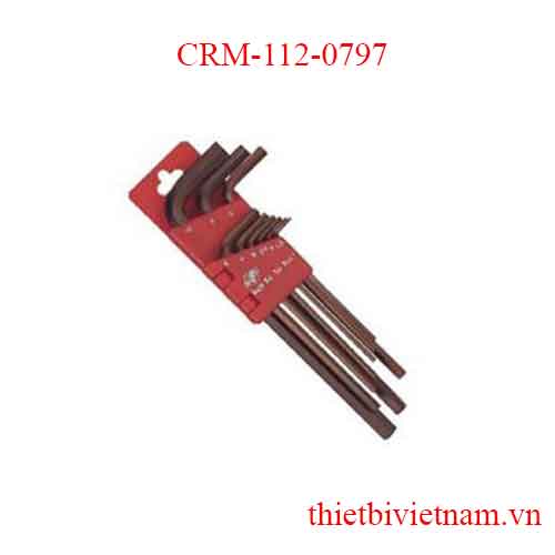 Bộ chìa lục giác bằng 9 cây ngắn Crossman CRM-112-0797