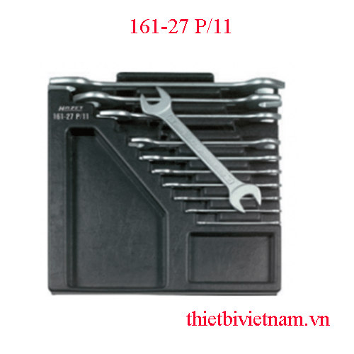 Bộ Clê 2 đầu mở 11 chi tiết Hazet 161-27 P/11