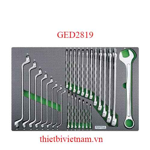 BỘ CỜ LÊ 2 ĐẦU VÒNG MIỆNG 28 CHI TIẾT TOPTUL GED2819