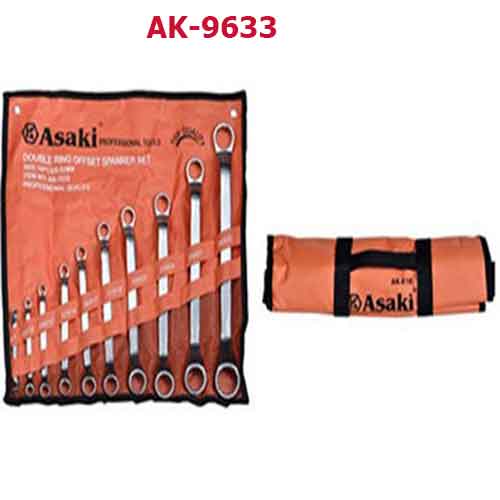 Bộ cờ lê 2 đầu vòng xi mờ AK-9633