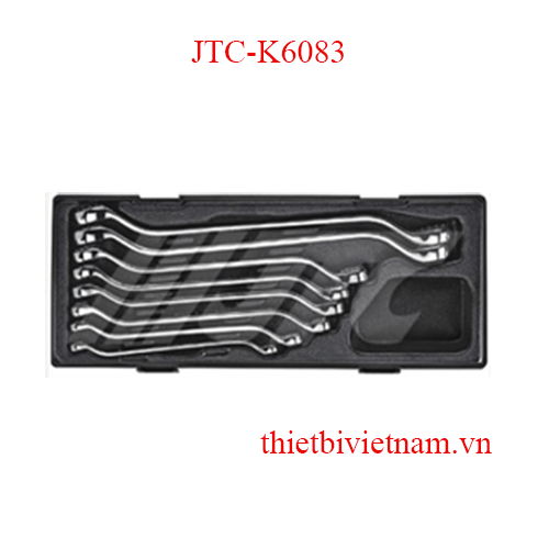 Bộ cờ lê 2 tròng nghiêng 450 – 8 chi tiết JTC JTC-K6083