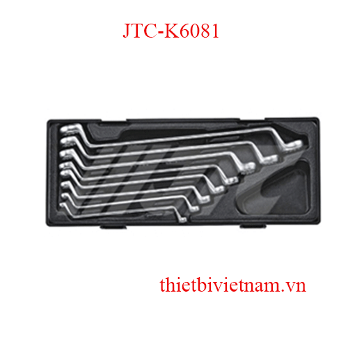 Bộ cờ lê 2 tròng nghiêng 750 – 8 chi tiết JTC JTC-K6081