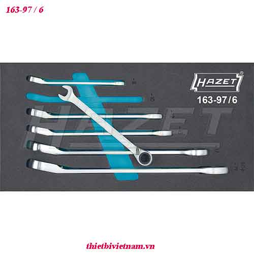 Bộ cờ lê 6 chi tiết từ 8-19 hazet 163-97 / 6