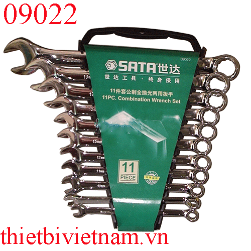 Bộ cờ lê chòong dẹp SATA 11 chi tiết 8-22mm 09022