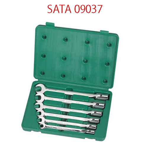 Bộ cờ lê đầu lắc léo 6 chi tiết (hệ mét) SATA 09037